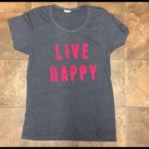 Live happy tee